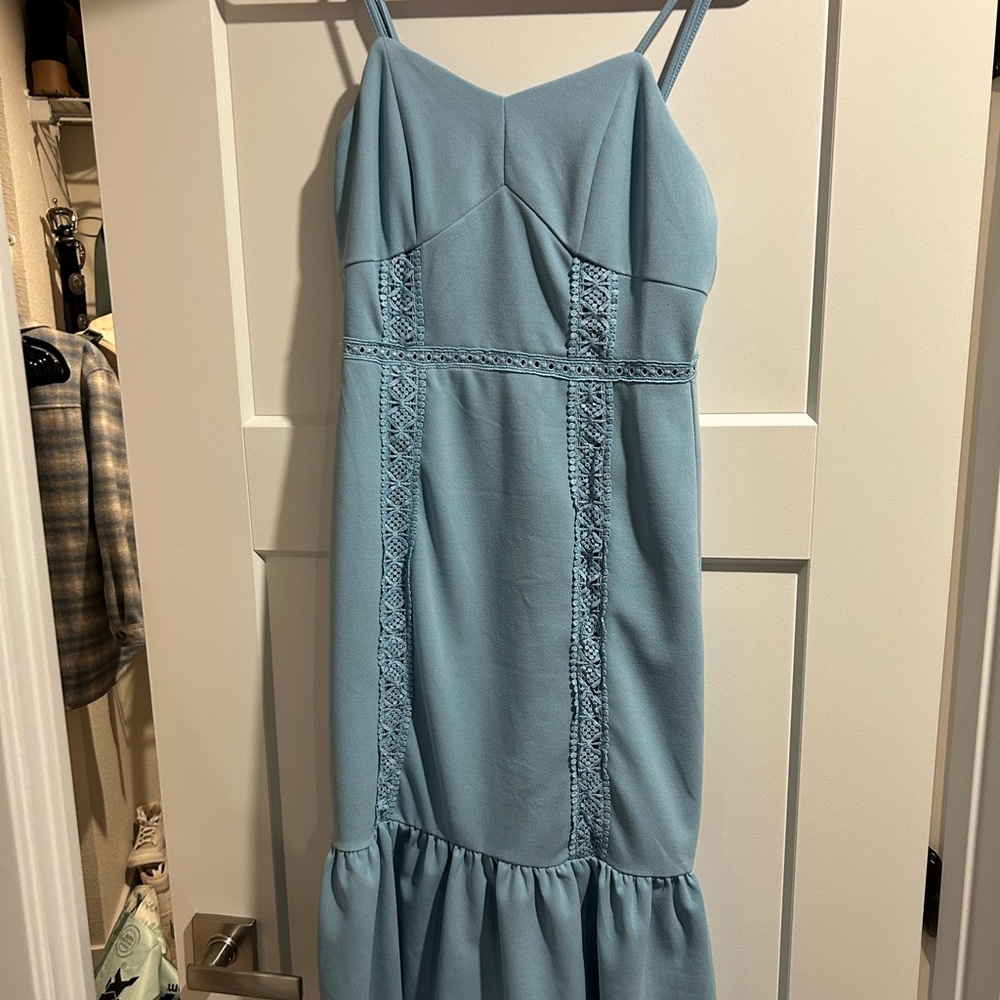 Blue Midi Dress